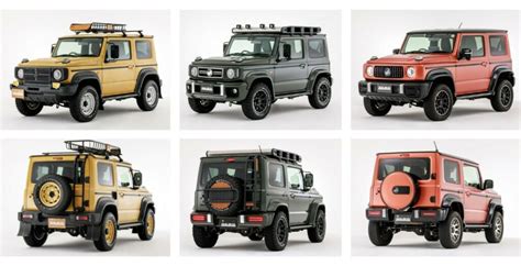 Damd Shows Suzuki Jimny Suvs Styled After G Class Defender And Tuned