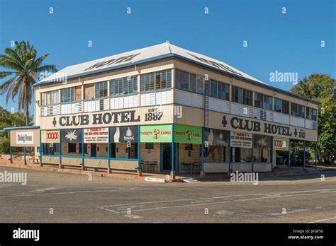 Historic Croydon Club Hotel, Croydon, Queensland, Australia Stock Photo ...