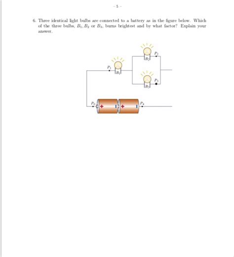 Solved Three Identical Light Bulbs Are Connected To A Chegg