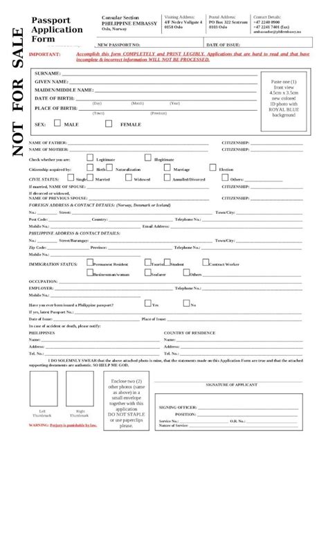 (DOC) Philippine passport application form - DOKUMEN.TIPS