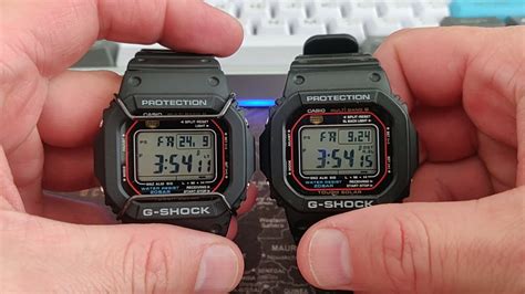 Casio G Shock GW M5610U Updated Vs Old YouTube