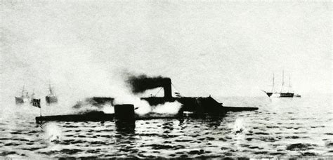 Ironclad Warships In Combat Photograph by Us Navy/naval History And ...