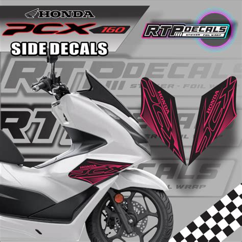 Honda PCX 160 Side Decals Sticker PRINTED Lazada PH