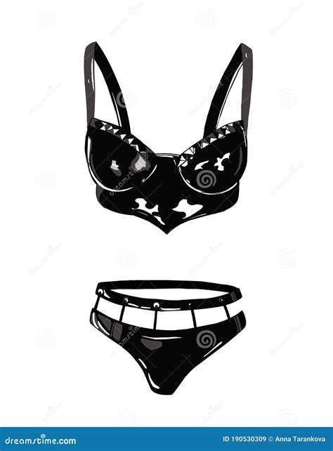 Soutien Gorge En Cuir Des Sous V Tements Sexy De Latex Lingerie Noire