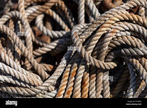 Pile Old Rope Hi Res Stock Photography And Images Alamy