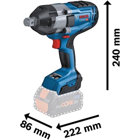 Bosch Professional Gds V H Solo Verpakking Slagmoersleutel Blauw