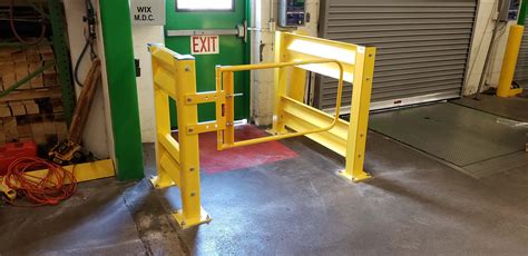 Industrial Safety Gates Fall Protection And Security For The Warehouse