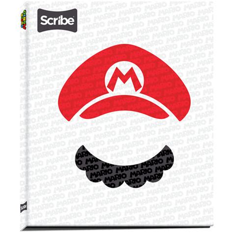 Carpeta Tamaño Carta 3 Argollas Scribe Mario Bros 100 Hojas Raya