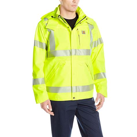 Carhartt Men’s High Visibility Class 3 Waterproof Jacket – Texso ...