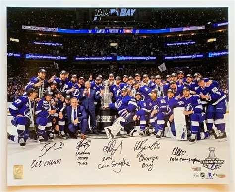 Tampa Bay Lightning 2021 Stanley Cup Championship Team Multi ...