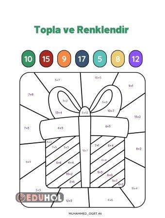 Topla Ve Renklendir Eduhol Etkinlik İndir Oyun Oyna Test Çöz Video İzle