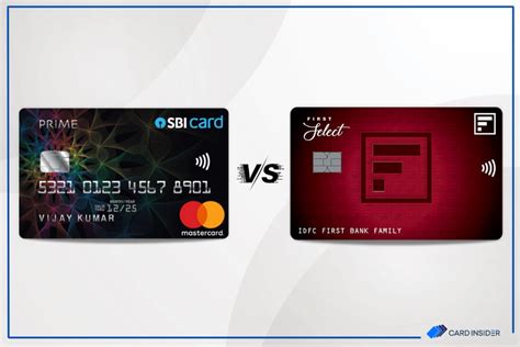 SBI Prime Credit Card Vs IDFC First Select Credit Card A Detailed