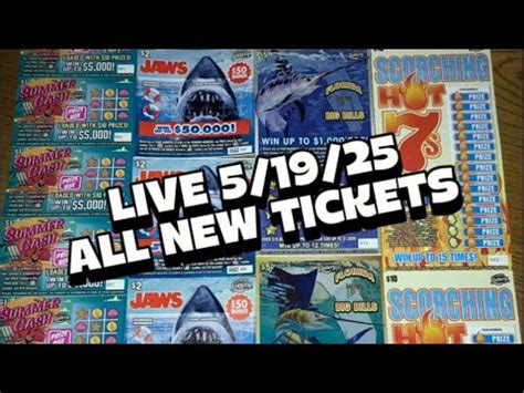 ALL NEW TICKETS LIVE 5 19 25 Summer Cash Jaws Big Bills Scorching Hot