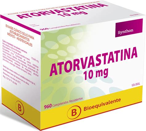 Atorvastatina Comprimidos Recubiertos 10 Mg Laboratorio Synthon Host