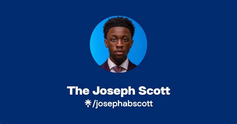 The Joseph Scott Instagram Facebook Linktree