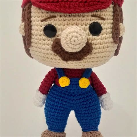 Mário Bros Amigurumi Loja Geek Mandy Elo7 Produtos Especiais