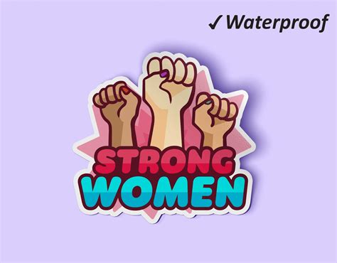 Strong Women Sticker Bundle Women Empowerment Stickers Etsy