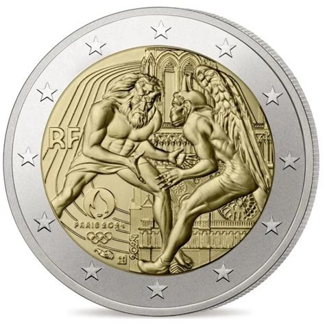 Frankrijk 2 Euro 2024 Olympische Spelen Parijs 2024 UNC