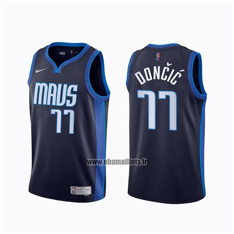 Maillot Dallas Mavericks Luka Doncic No Earned Bleu