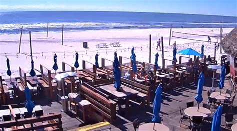 Sharky's Beachfront Restaurant Webcam Live - Panama City Beach Florida