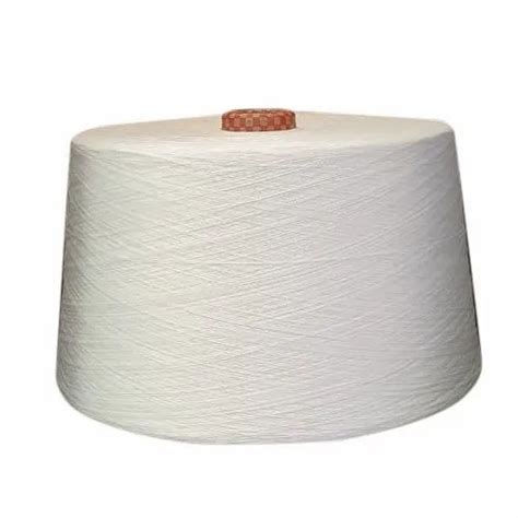 White Raw Polyester Spun Yarn Ring For Textile Industry At Rs 140 Kg In