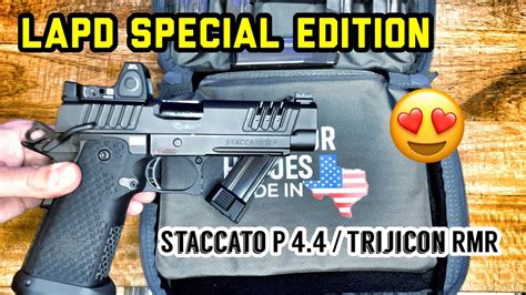 Lapd Police Special Edition Staccato P 44 With Trijicon Rmr 【gun42