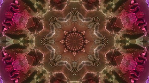 Abstract Kaleidoscope Animation Mandala Background Movie Geometric