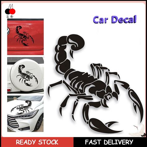 D Scorpion Car Stickers Scorpions Decorative Stickers Waterproof