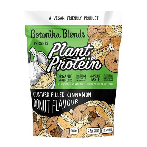 Botanika Blends Plant Protein Custard Filled Cinnamon Donut Flavour