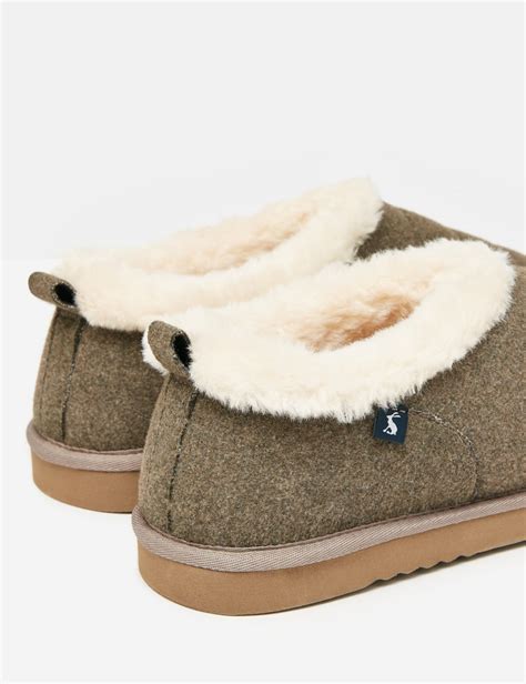 Faux Fur Lined Mule Slippers | Joules | M&S