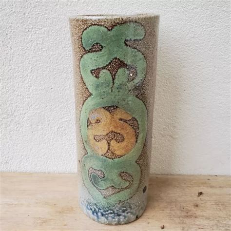 Vase Rouleau En C Ramique Sign A Identifier Collection Deco Eur