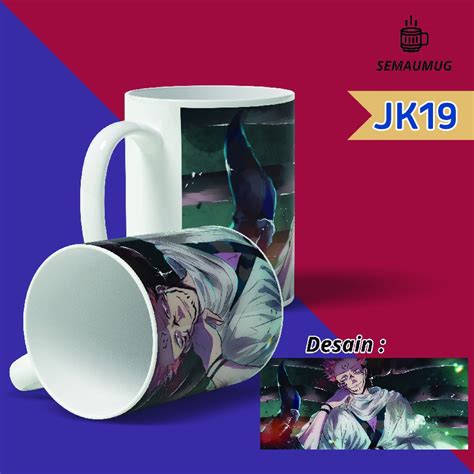 Jual Mug Jujutsu Kaisen Gojo Satoru Sukuna Itadori Kado Anime Gelas