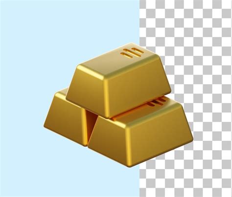 Premium Psd Gold 3d Finance Icon