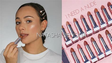 Natasha Denona I Need A Nude Lipstick Collection Lip Swatches Review