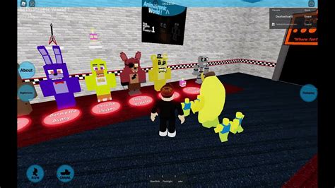 First Vid Playing Animatronic World Fnaf 1 Rp In Roblox Ft