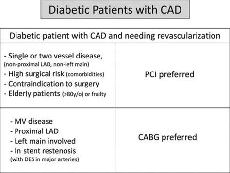 Coronary Revascularization In The Diabetic Patient Circulation