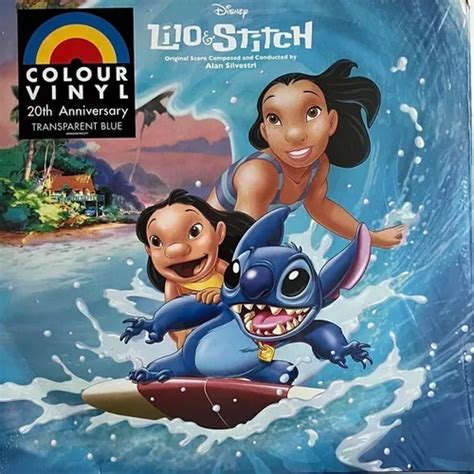 Vinilo Lilo Stitch Ed Limitada Azul