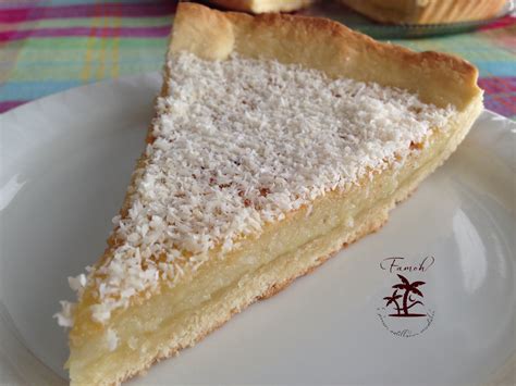 Tarte Noix De Coco Famoh Blog Culinaire Et Recettes De Cuisine Par