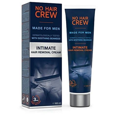 Mens Extra Gentle Intimate Genital Hair Removal Cream For Sensitive