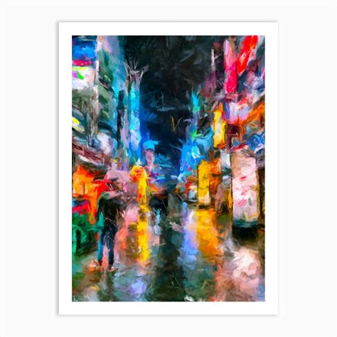 Japanese Street Art Print by Nora Gad - Fy