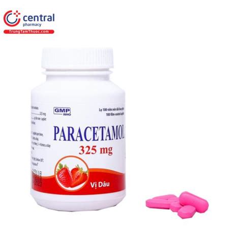 ChÍnh HÃng Thuốc Paracetamol 325mg Mediplantex Hạ Sốt Giảm đau