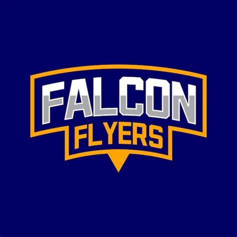 Premium Vector Falcon Flyers Sports And Esports Text Logo Design Text