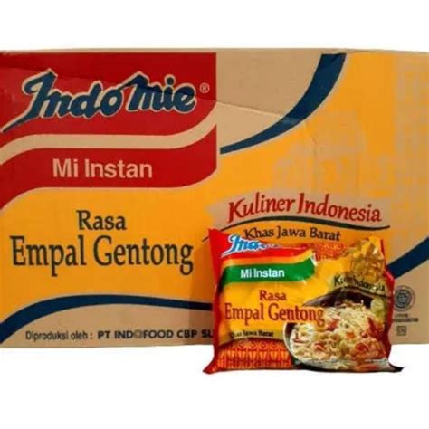 Jual Mie Instan Indomie Empal Gentong 1 Dus Isi 40 Bks Shopee Indonesia