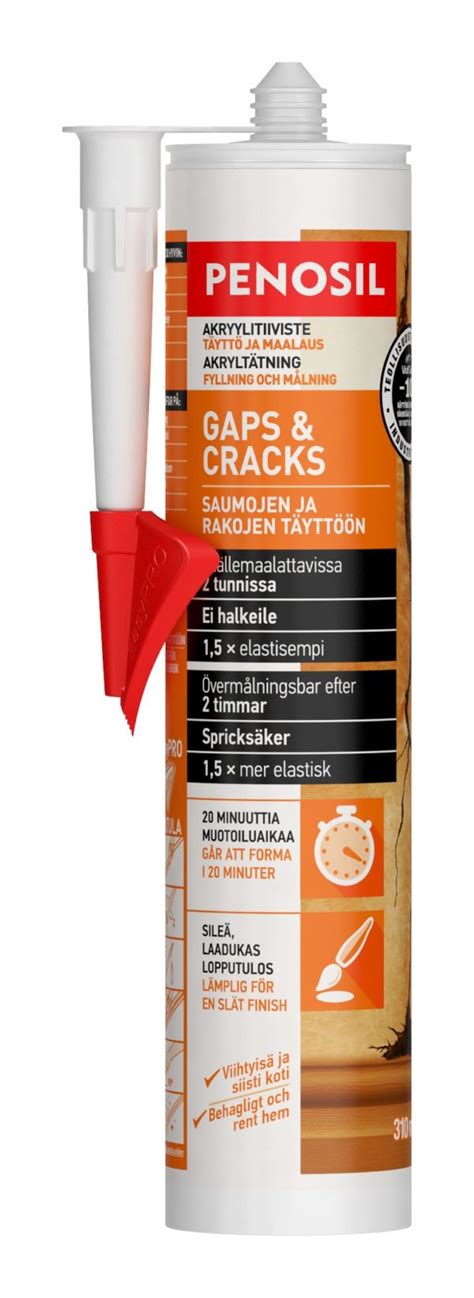 PENOSIL GAPS CRACKS ACRYLIC SEALANT WHITE 310 ML Safirma Oy