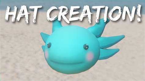 Aqua Axolotl Minecraft Championship Victory Celebration Hat Creation