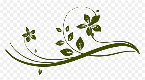 Leaf Flourish Png - Flourish Plant Clip Art, Transparent Png - vhv