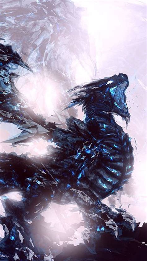 1920x1080px 1080p Free Download Blue Dragon Skeletal Ice Dragon Hd