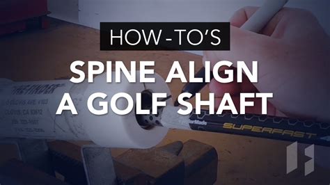 How To Find The Spine Of A Golf Shaft Youtube