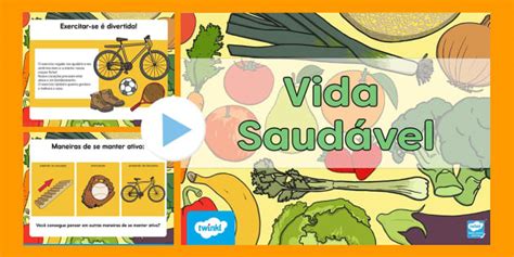 Vida saudável PowerPoint Hecho por educadores Twinkl