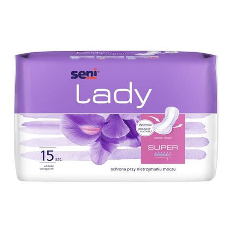 Seni Lady Super wkładki urologiczne dla kobiet 15 szt Dr Max Drogeria